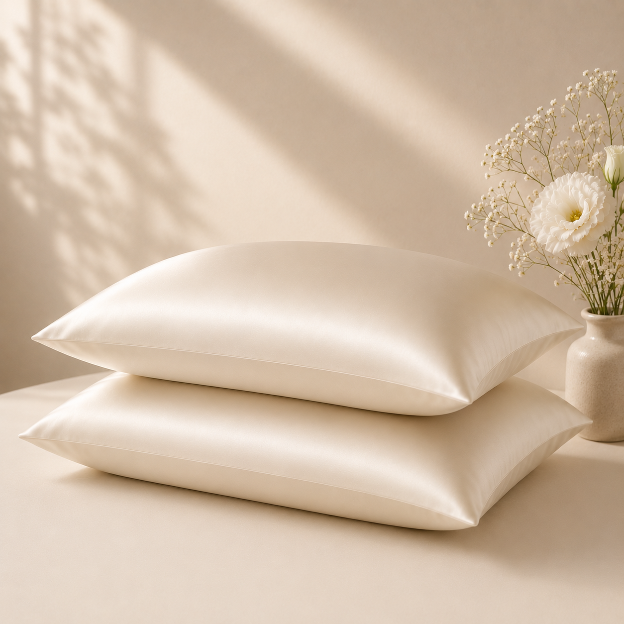 100% Mulberry Silk Pillowcase/22 momme Silk
