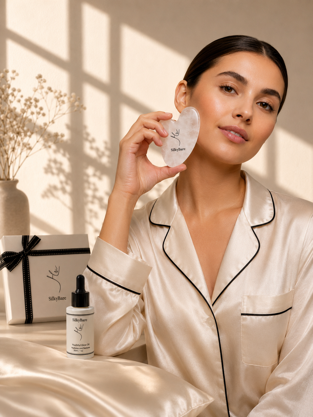Mulberry Silk and Skincare Gift Ritual Set