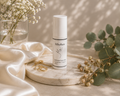 SB Face Mist with peptides on silk and marble tray